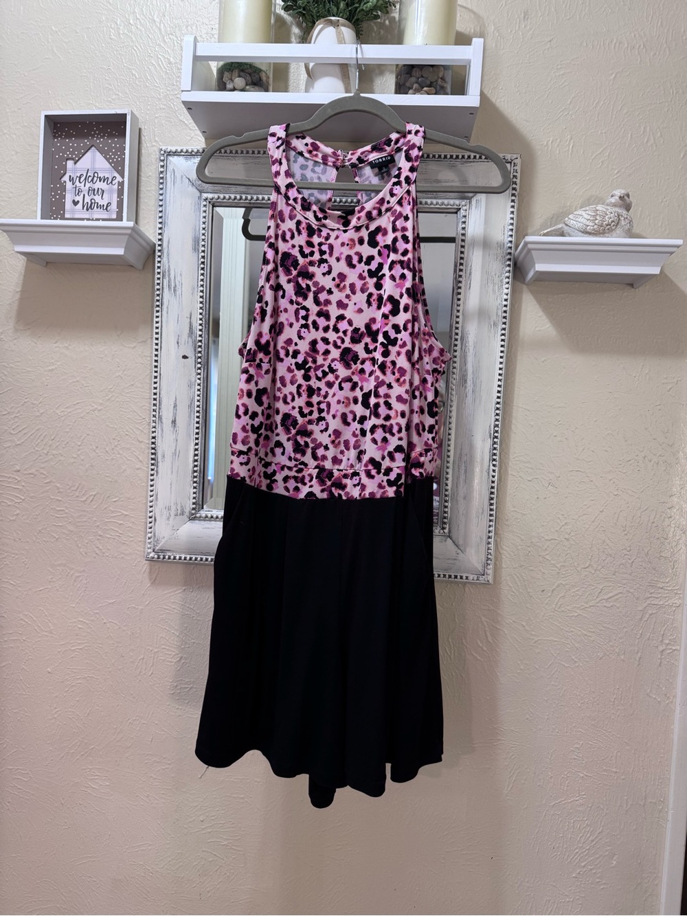 torrid Flowy Romper (shorts) Goddess Halter Style Sz 0 (14/16)